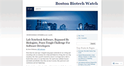 Desktop Screenshot of bostonbiotechwatch.com